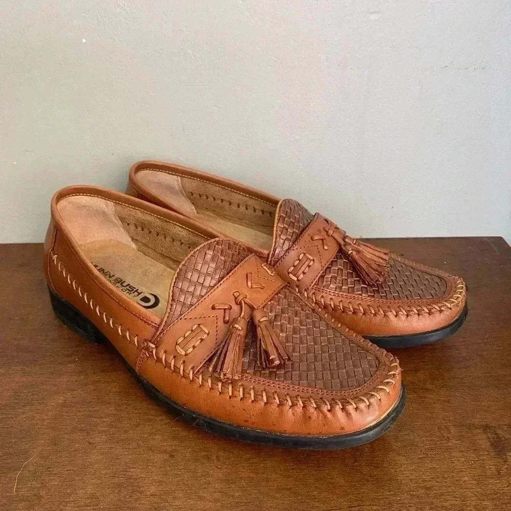 NUNN BUSH Leather‎ Dress Tassel Loafers Slip-On Shoes Size 8.5